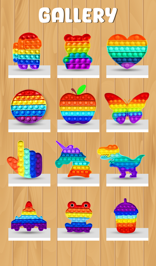 اسکرین شات 3 بازی Fidget Pop It Trading Game 3D