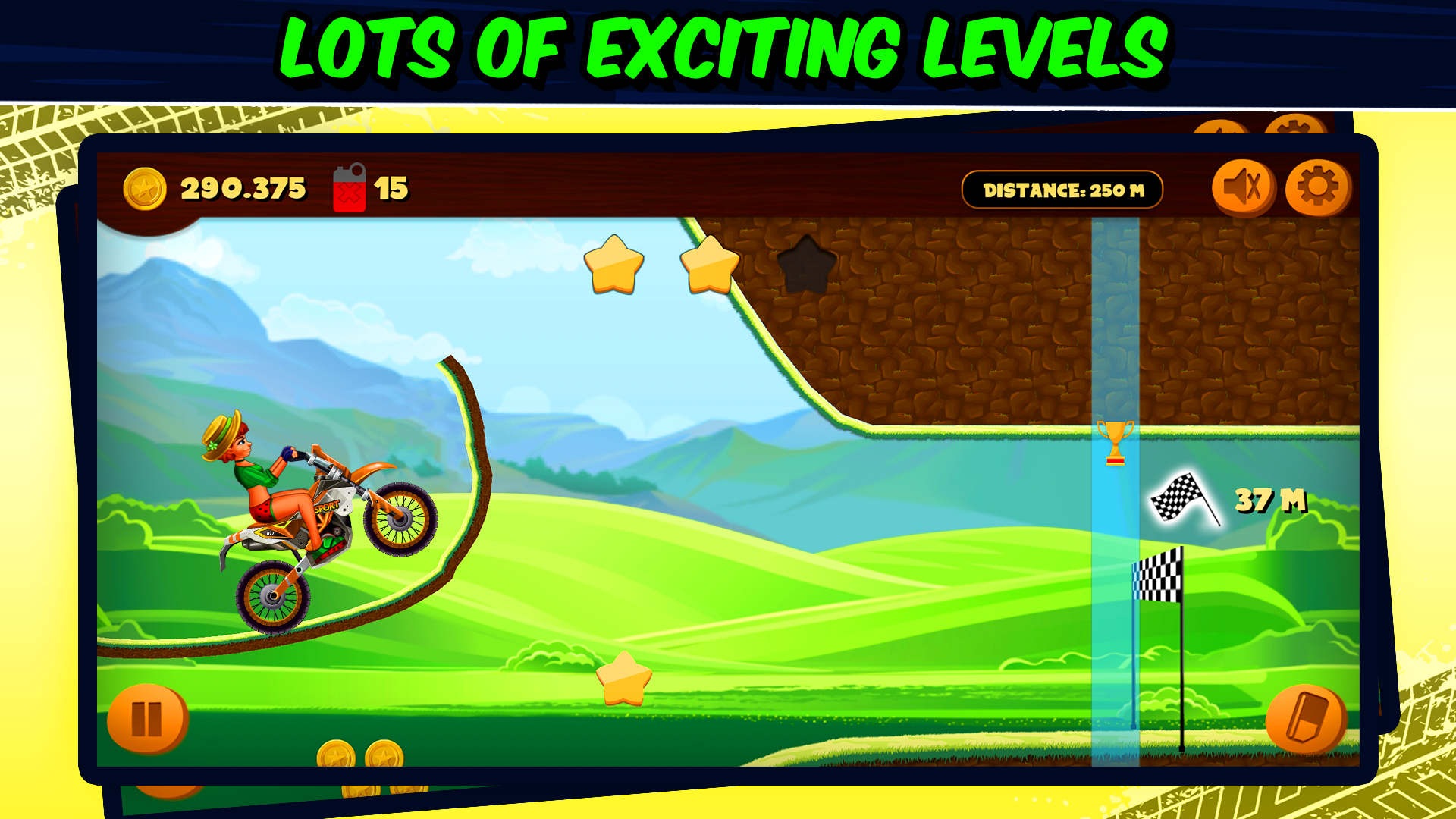 اسکرین شات 3 بازی Road Draw 2: Moto Race