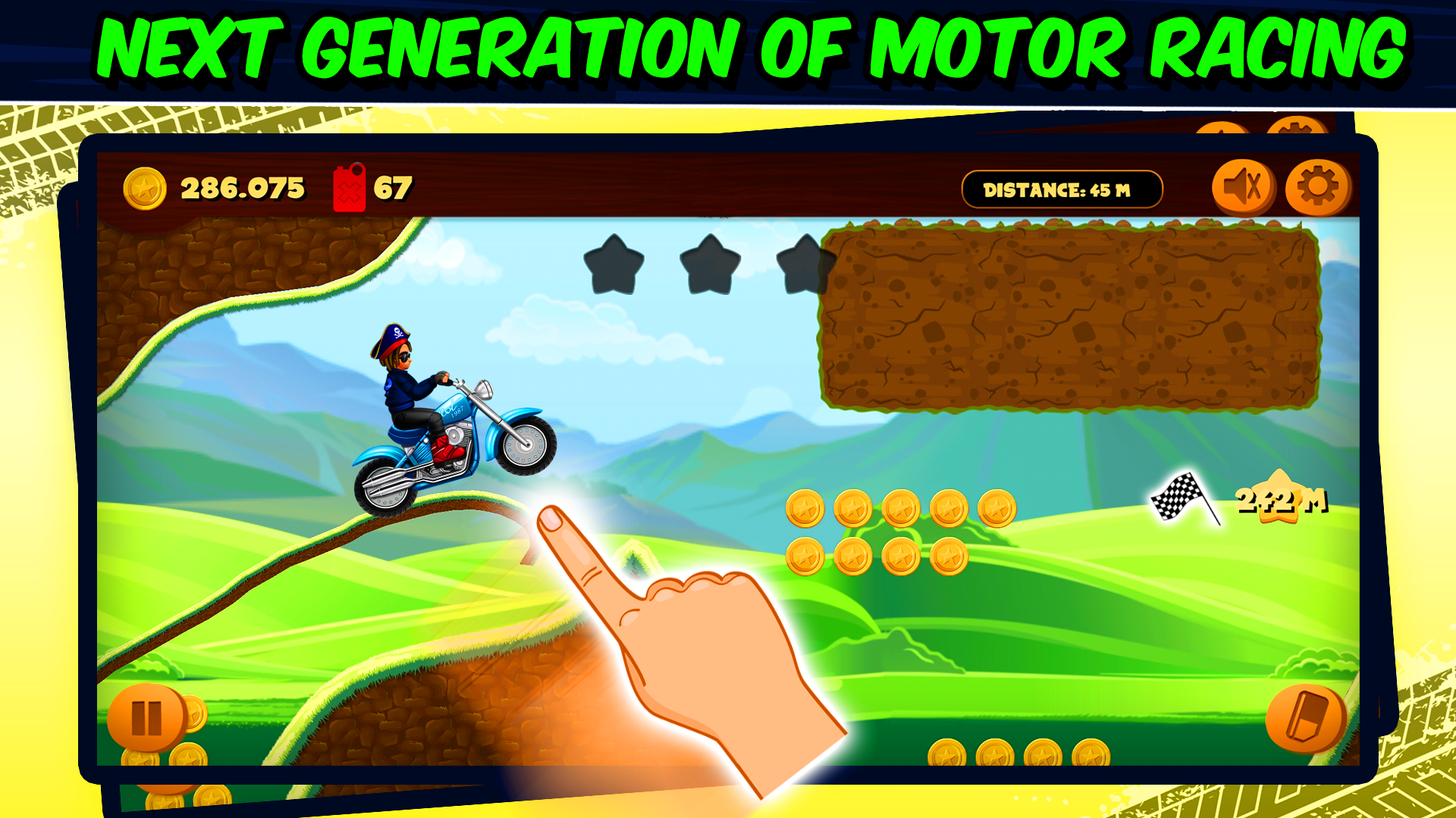 اسکرین شات 1 بازی Road Draw 2: Moto Race
