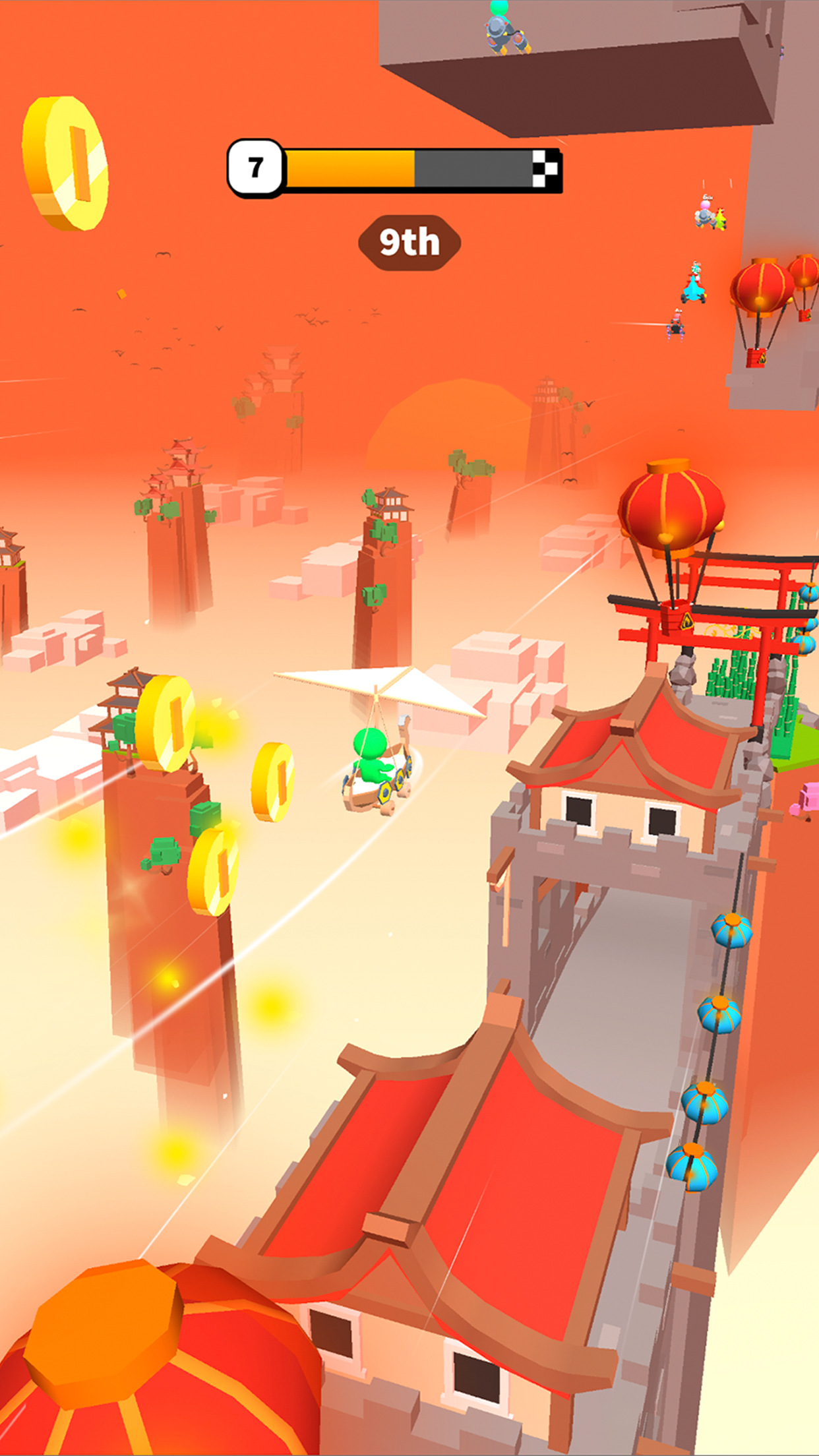 اسکرین شات 4 بازی Road Glider - Flying Game