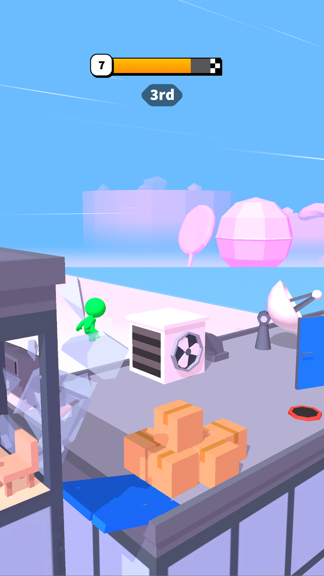 اسکرین شات 1 بازی Road Glider - Flying Game