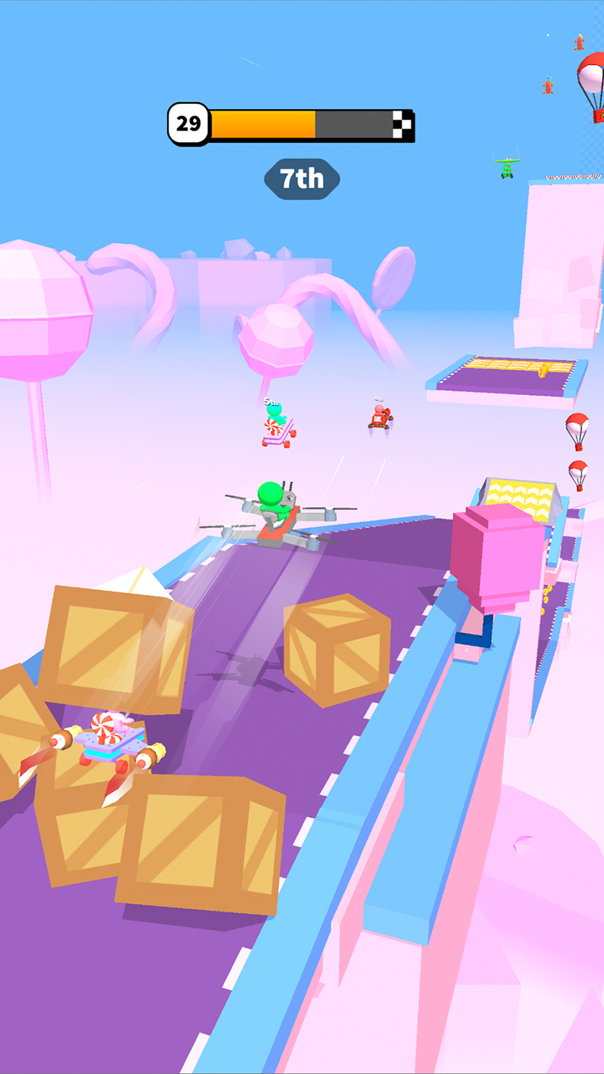 اسکرین شات 5 بازی Road Glider - Flying Game