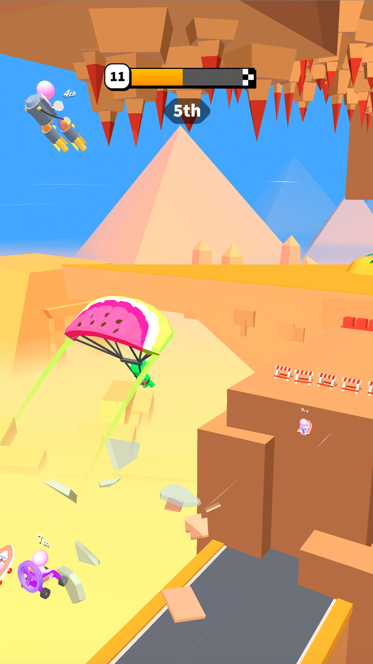 اسکرین شات 3 بازی Road Glider - Flying Game