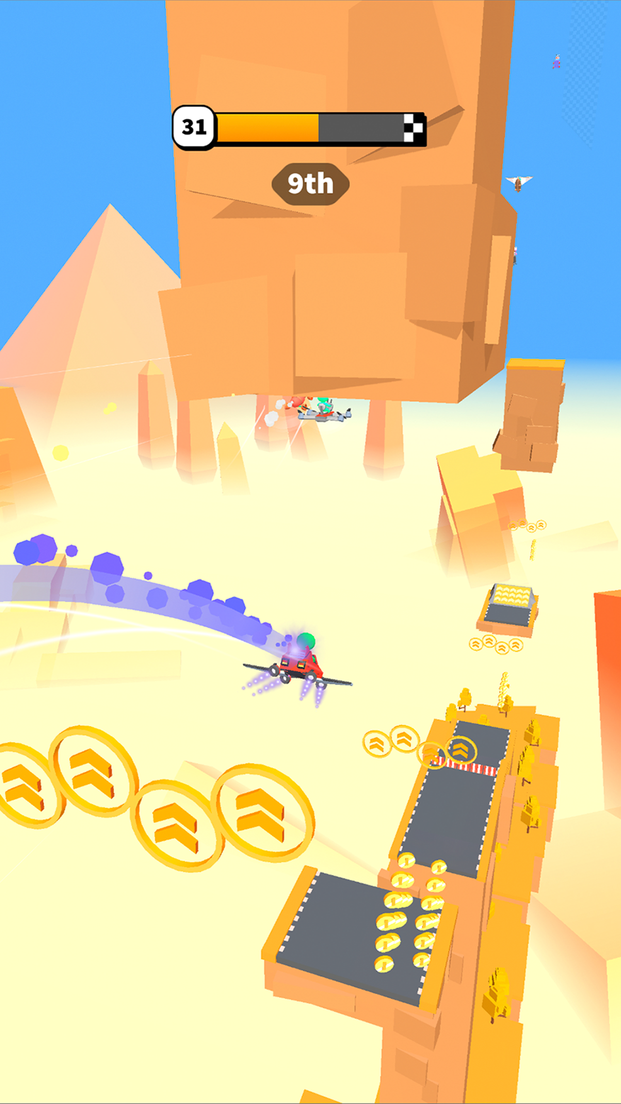 اسکرین شات 6 بازی Road Glider - Flying Game