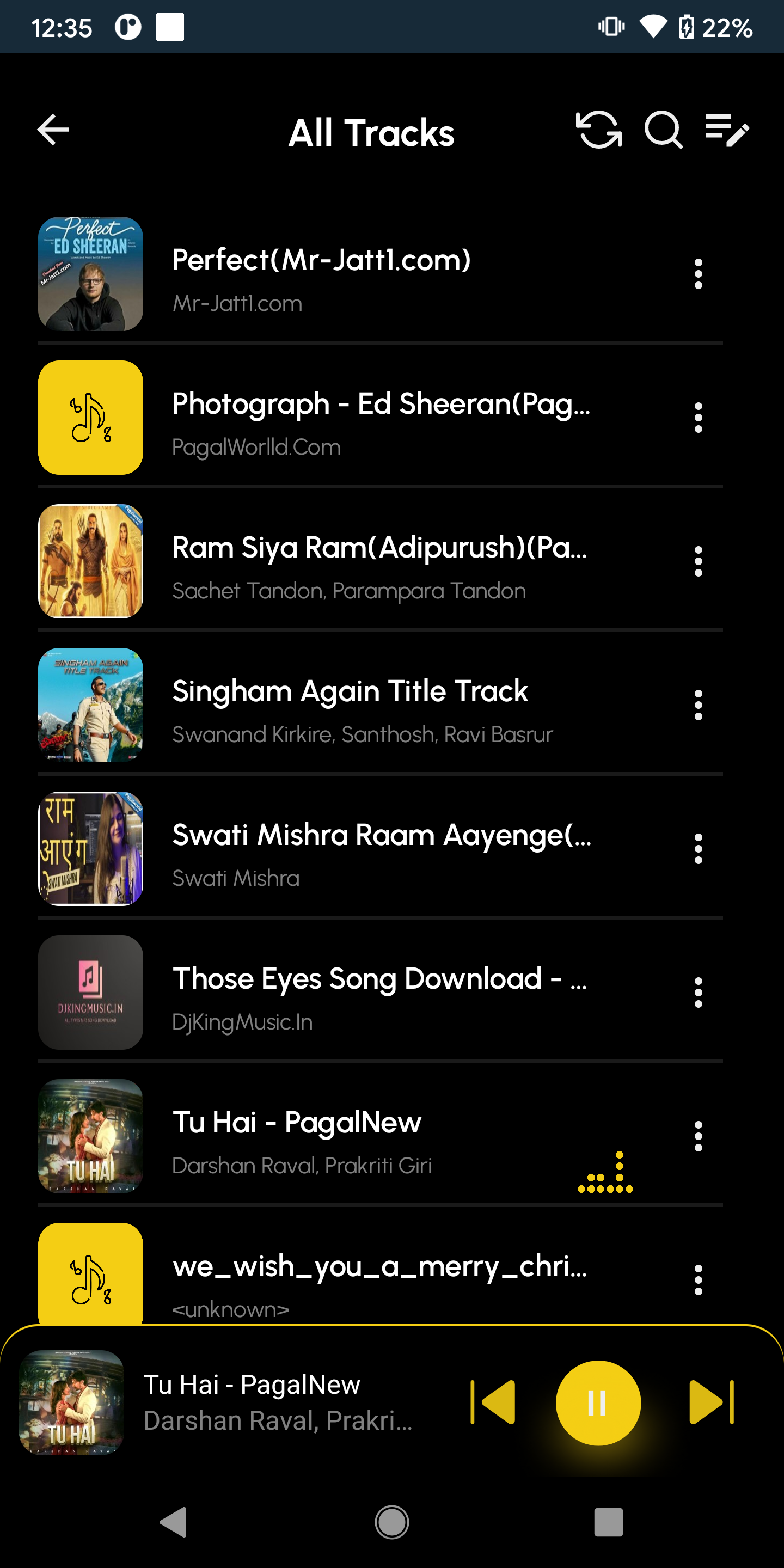 اسکرین شات 6 برنامه Roar Music Player