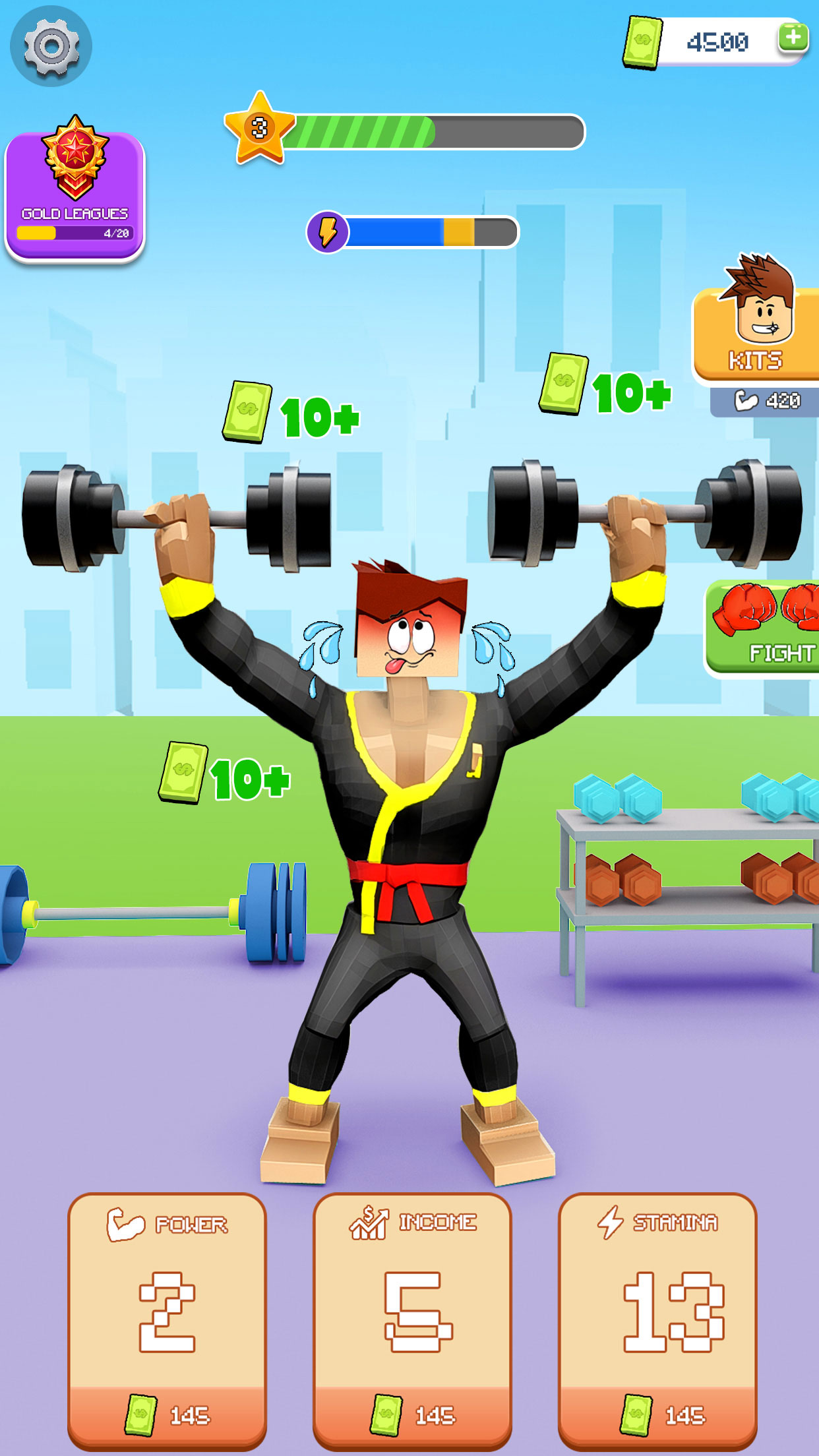 اسکرین شات 2 بازی Idle Gym Tycoon: Slap & Run