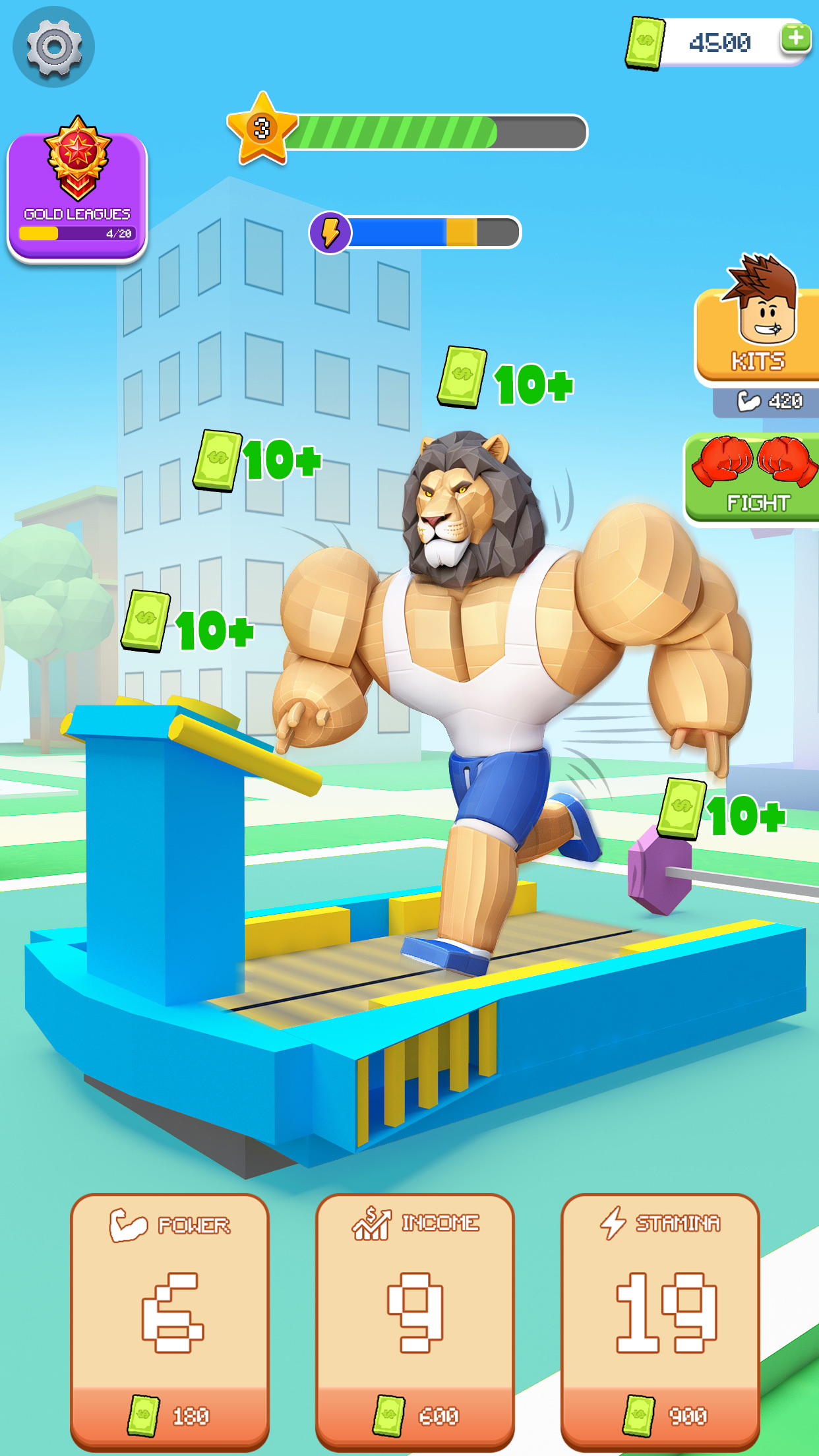 اسکرین شات 1 بازی Idle Gym Tycoon: Slap & Run