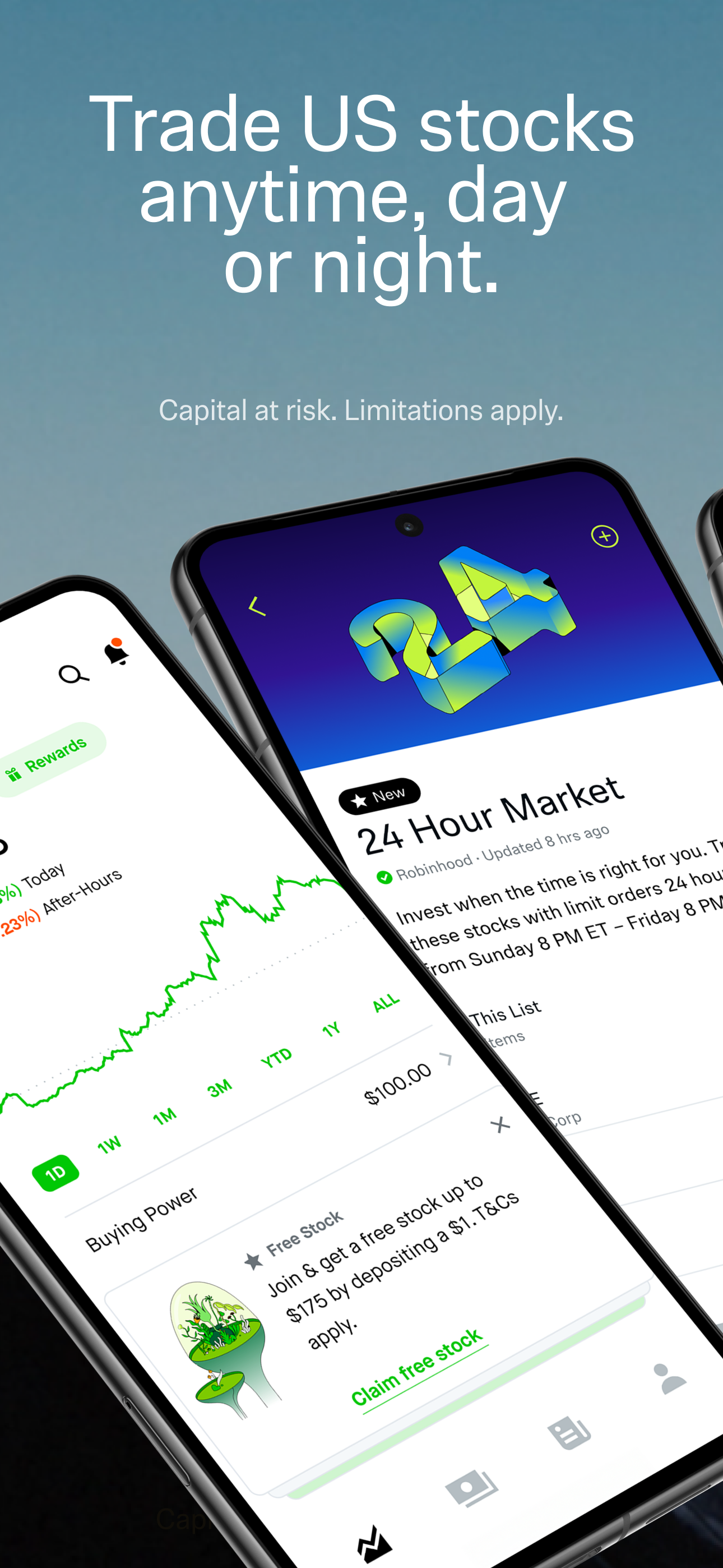 اسکرین شات 2 برنامه Robinhood Trading & Investing