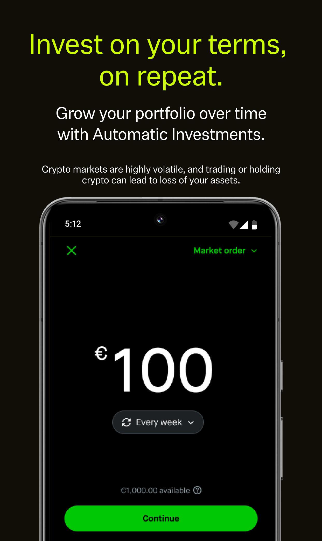 اسکرین شات 4 برنامه Robinhood: Crypto & Stocks