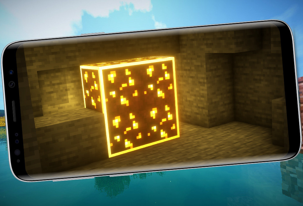 اسکرین شات 2 برنامه Light Ore Mod for MCPE