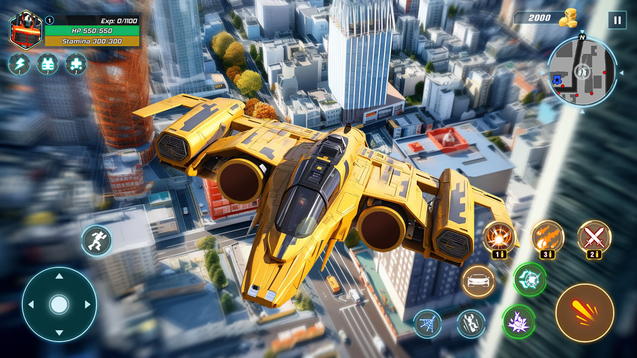 اسکرین شات 1 بازی Robot City Car Battle