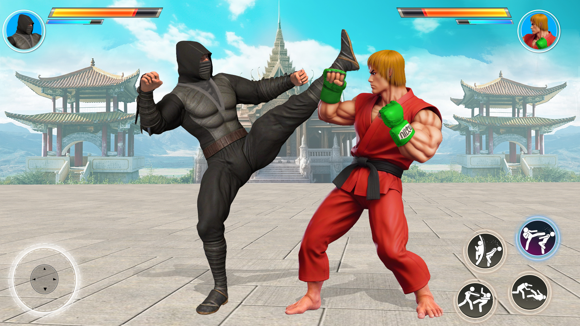 اسکرین شات 6 برنامه Kung Fu Karate Fighting Games
