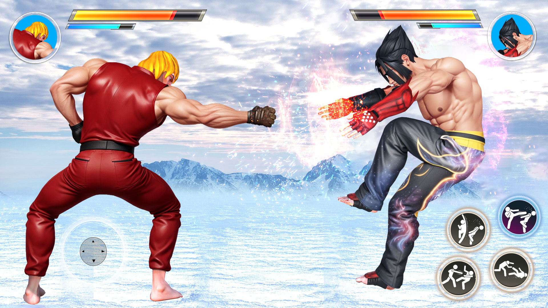 اسکرین شات 4 برنامه Kung Fu Karate Fighting Games