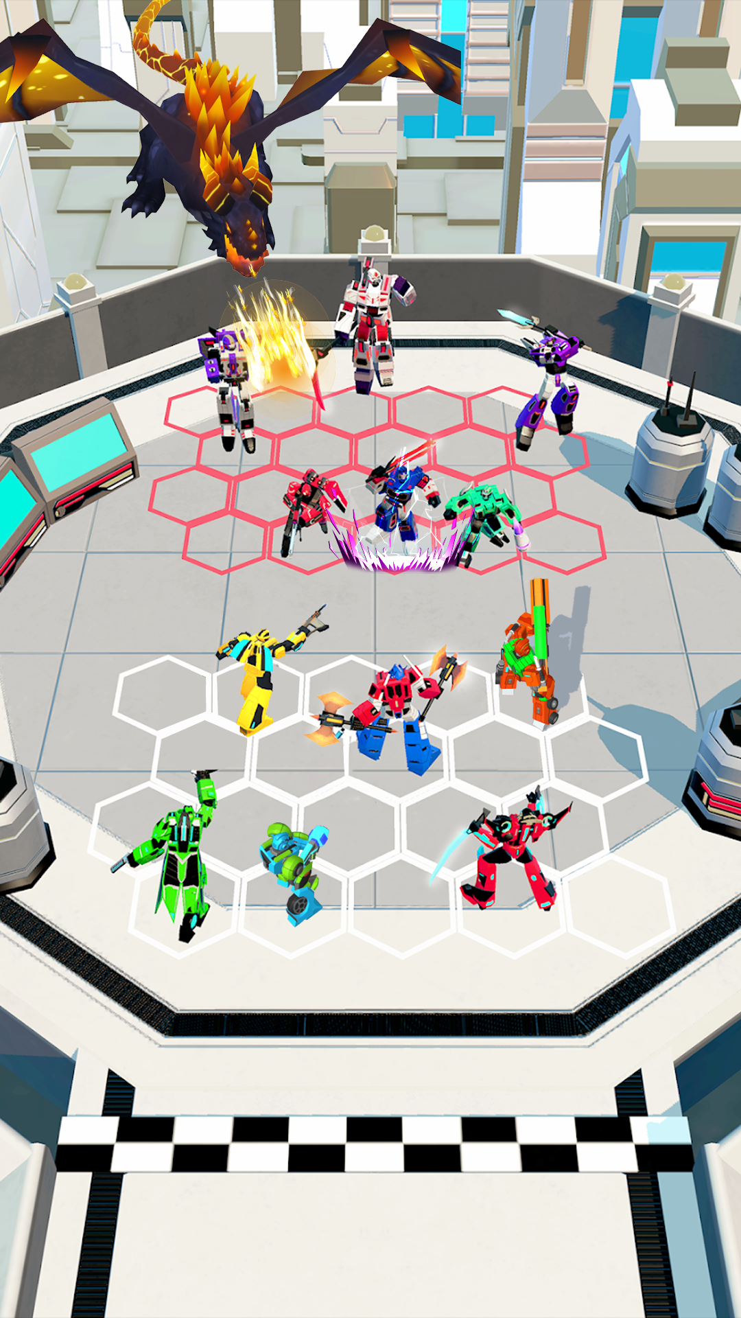 اسکرین شات 7 بازی Robot Run Transforming Race