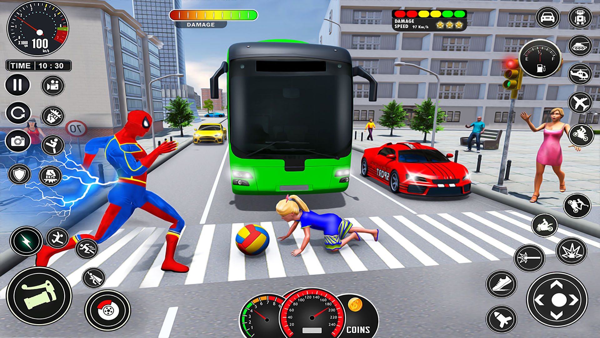 اسکرین شات 1 برنامه Spider Fighting Superhero Game