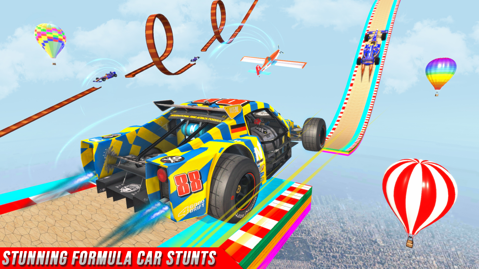 اسکرین شات 3 بازی Multi Robot Formula Car flying