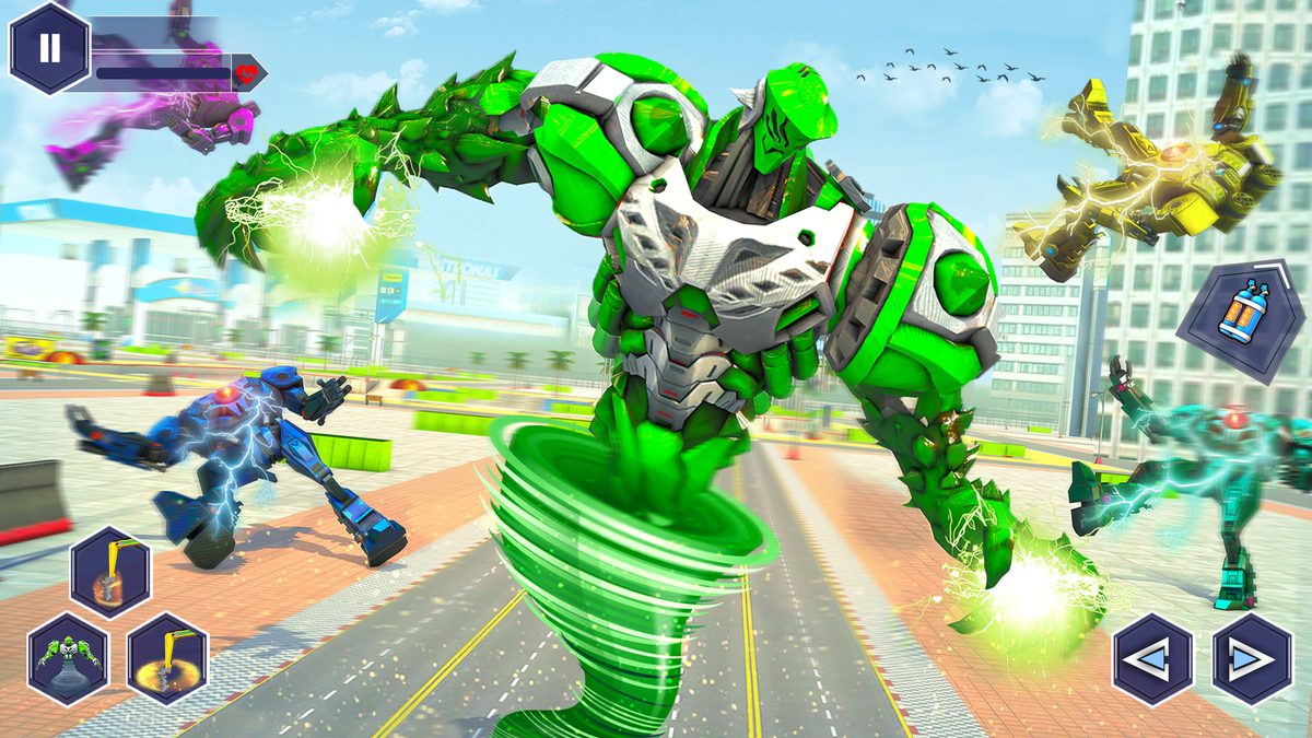 اسکرین شات 1 بازی Shark Robot Car Transform Game