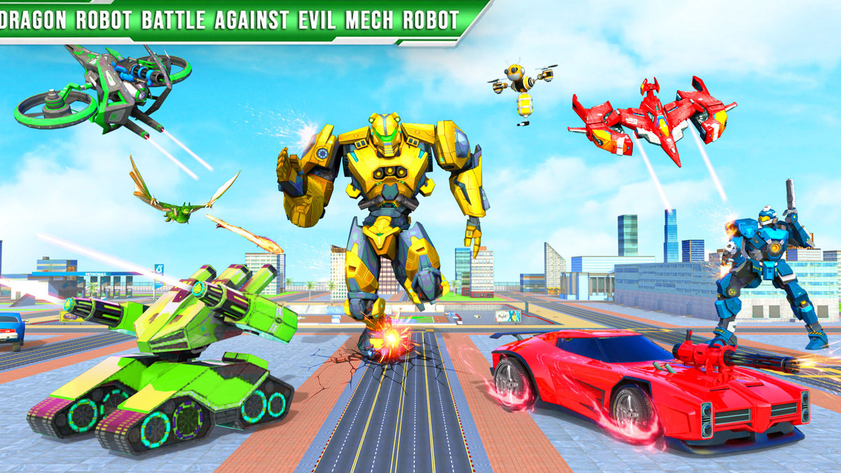 اسکرین شات 2 بازی Lion robot game - multi robots