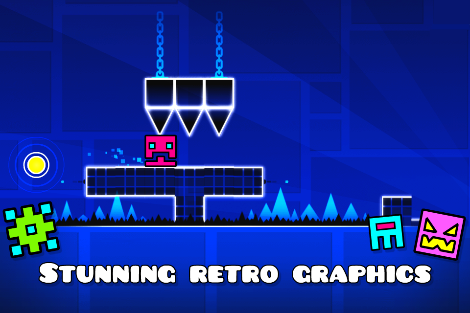 اسکرین شات 3 بازی Geometry Dash Lite