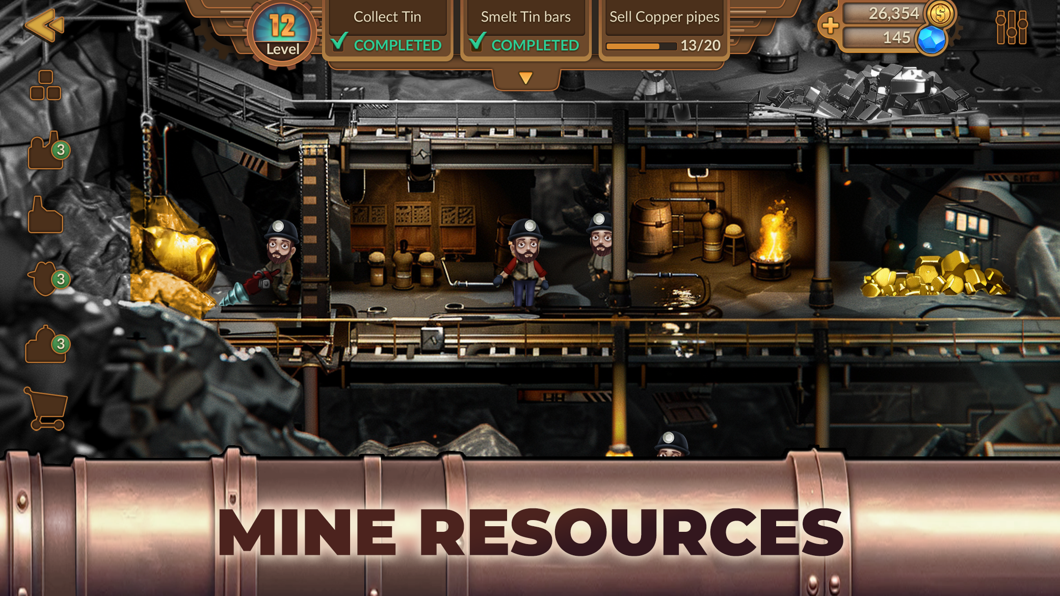 اسکرین شات 2 بازی Metropolis Tycoon－Mining Games