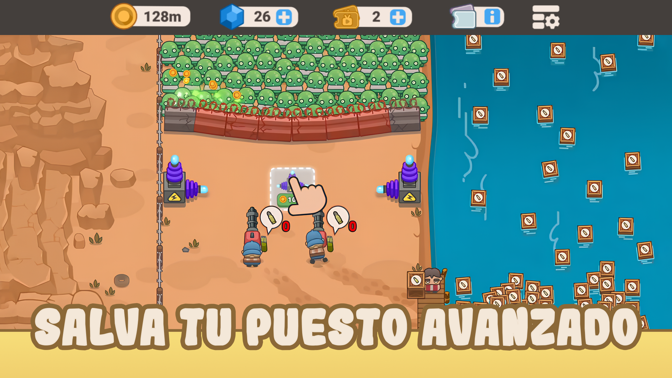 اسکرین شات 2 بازی Idle Outpost: Upgrade Games