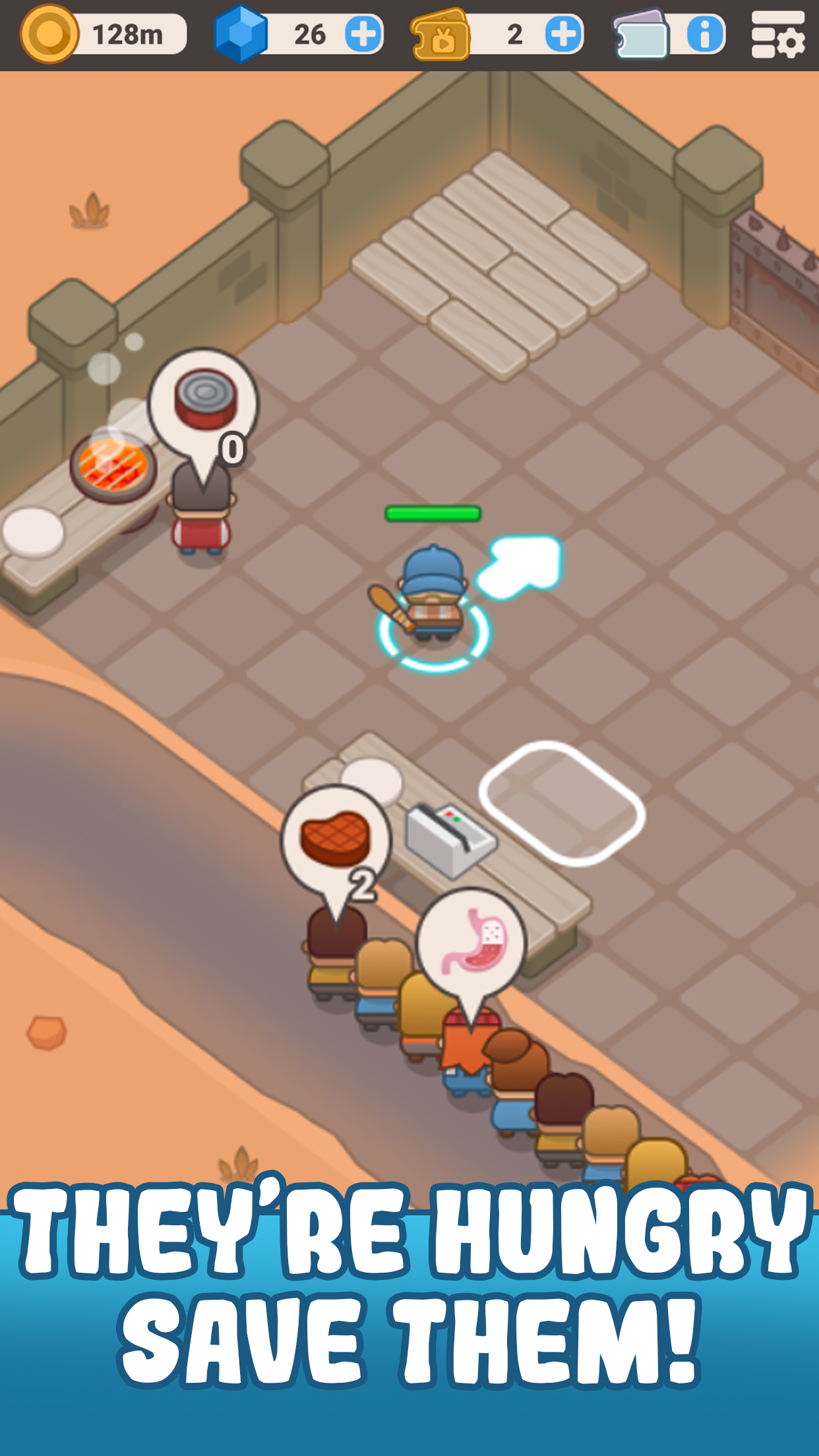 اسکرین شات 1 بازی Idle Outpost: Upgrade Games