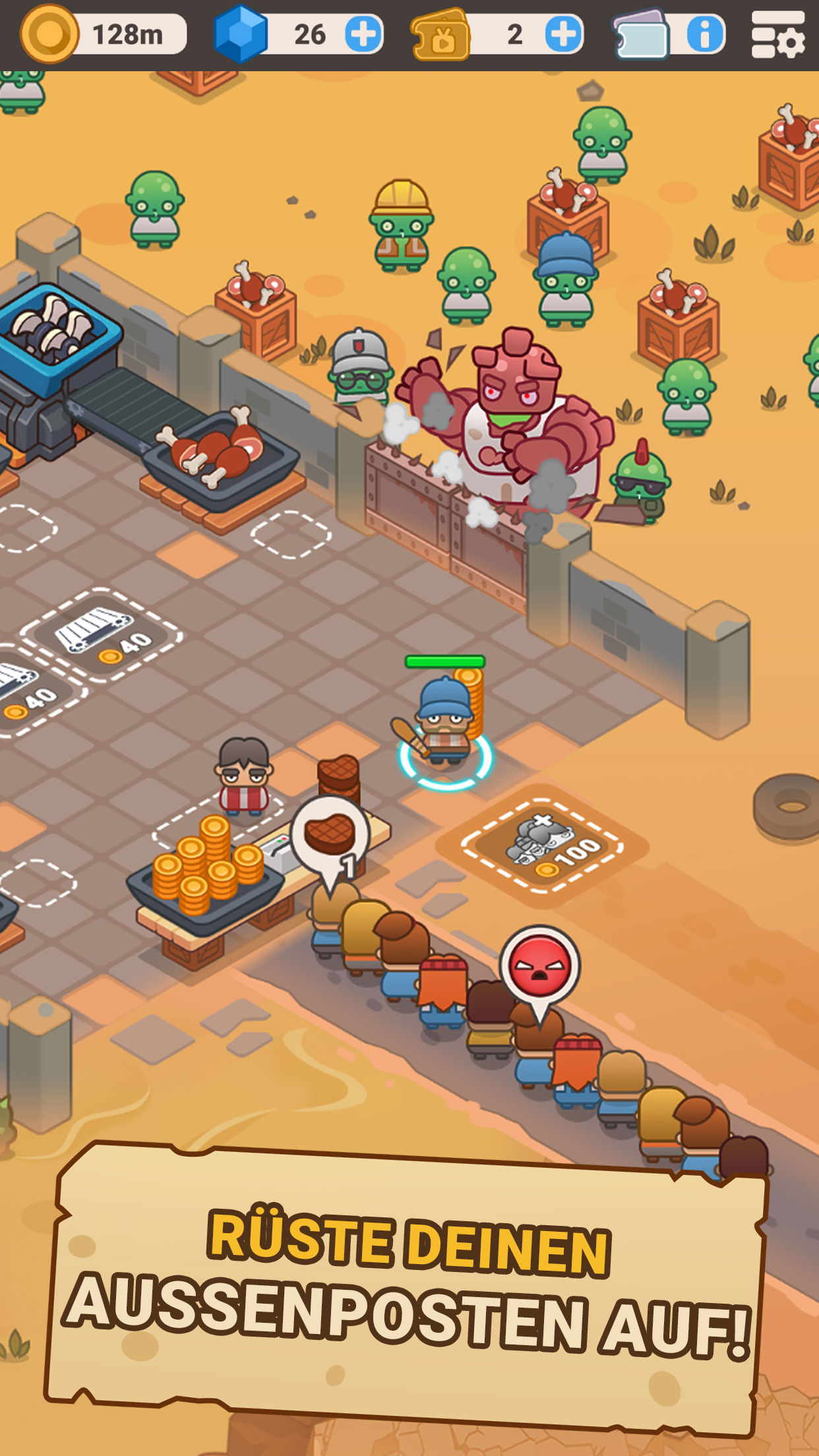 اسکرین شات 4 بازی Idle Outpost: Upgrade Games