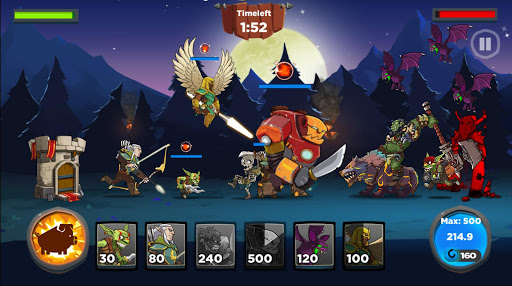 اسکرین شات 4 بازی Castle Kingdom: Crush in Free Strategy Card Games
