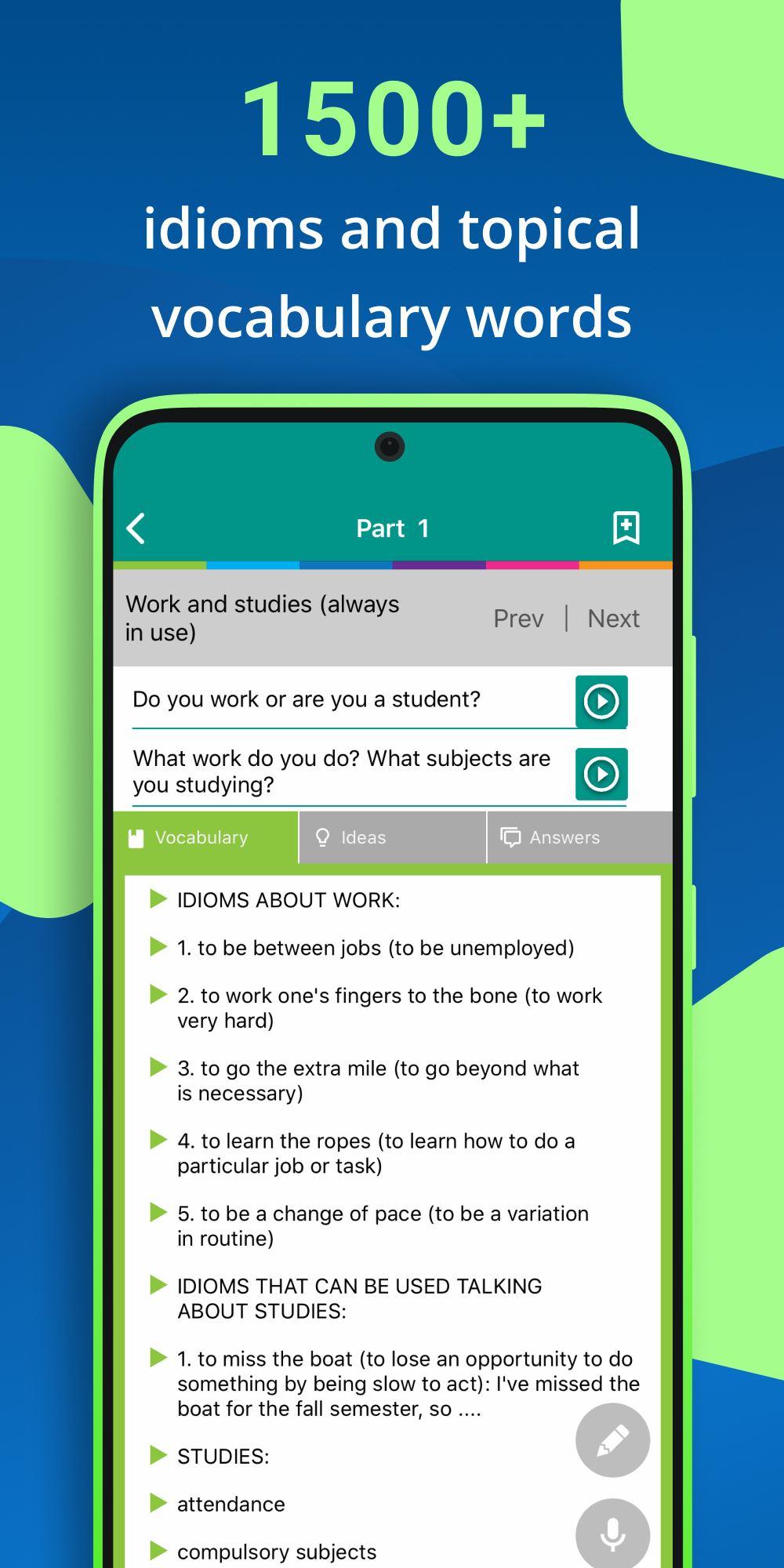 اسکرین شات 4 برنامه IELTS Speaking Assistant