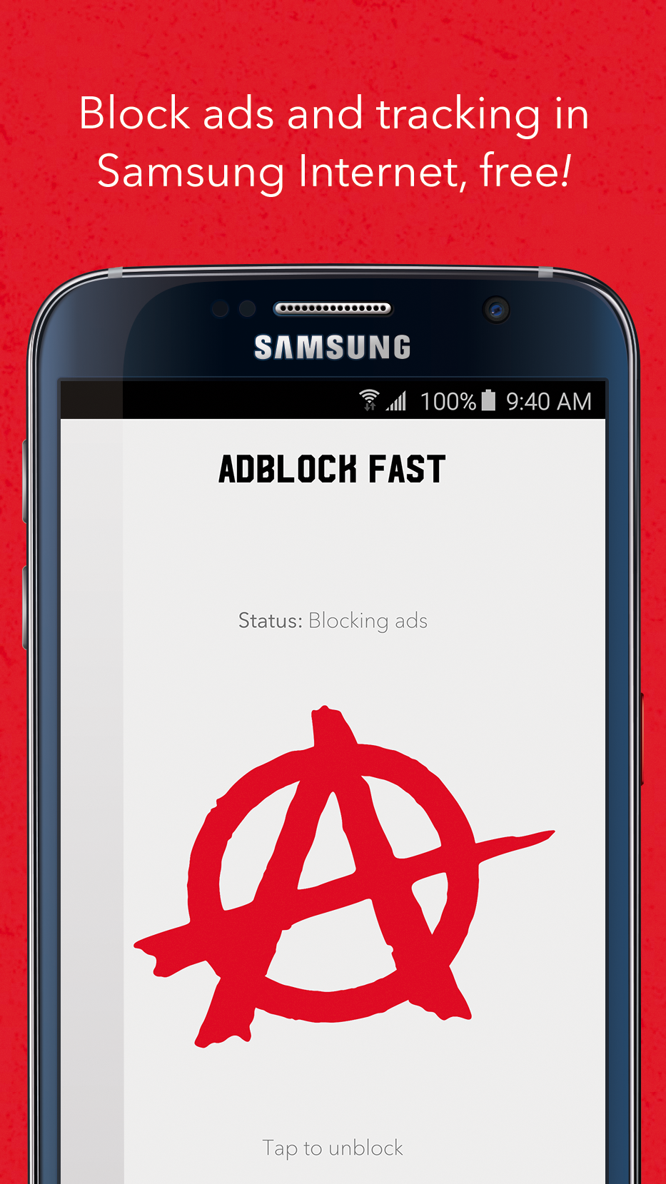 اسکرین شات 1 برنامه Adblock Fast