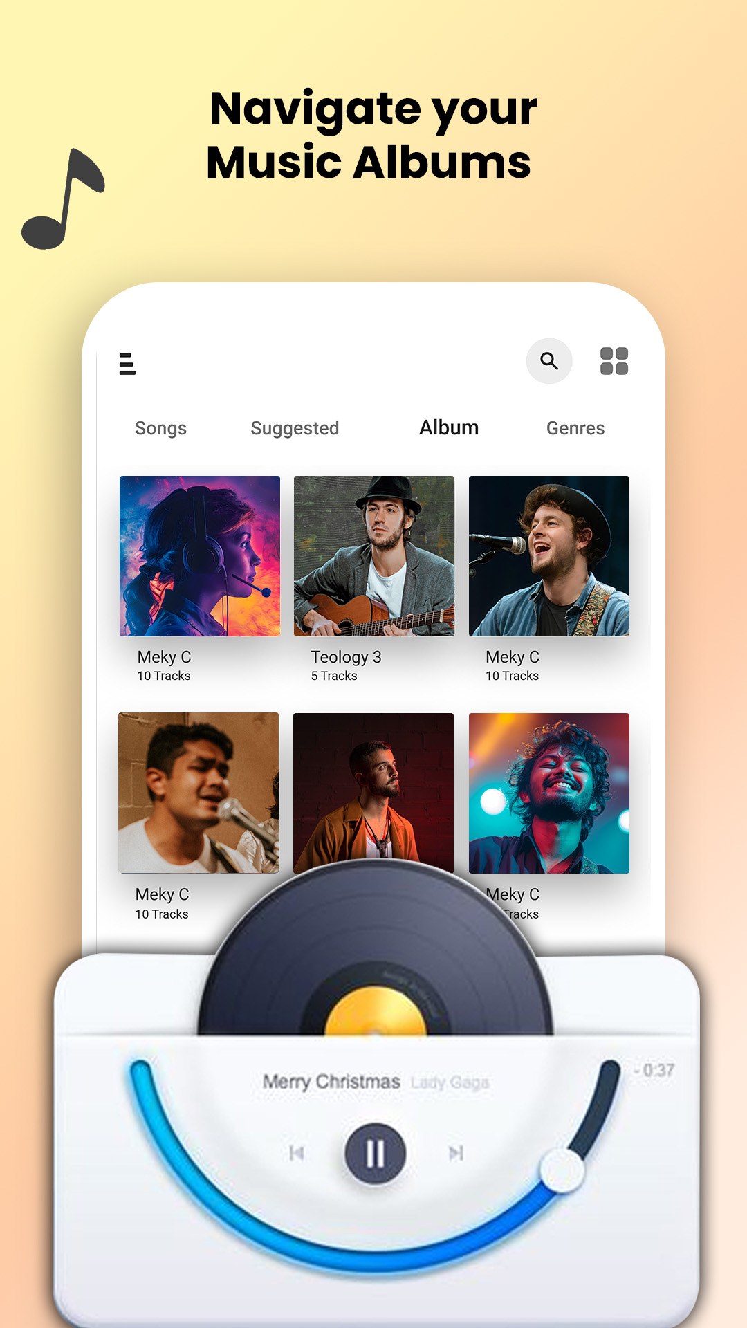 اسکرین شات 8 برنامه Music Player-MP3, Audio Player