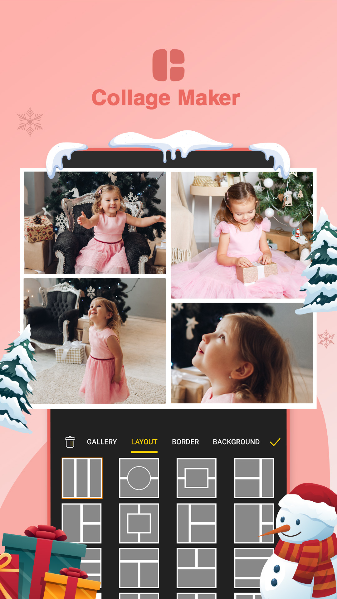 اسکرین شات 1 برنامه PixMate : Photo Collage Maker