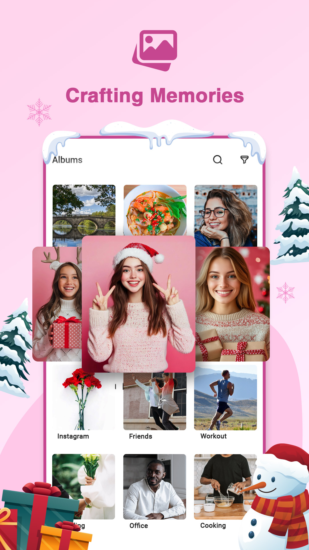 اسکرین شات 2 برنامه PixMate : Photo Collage Maker