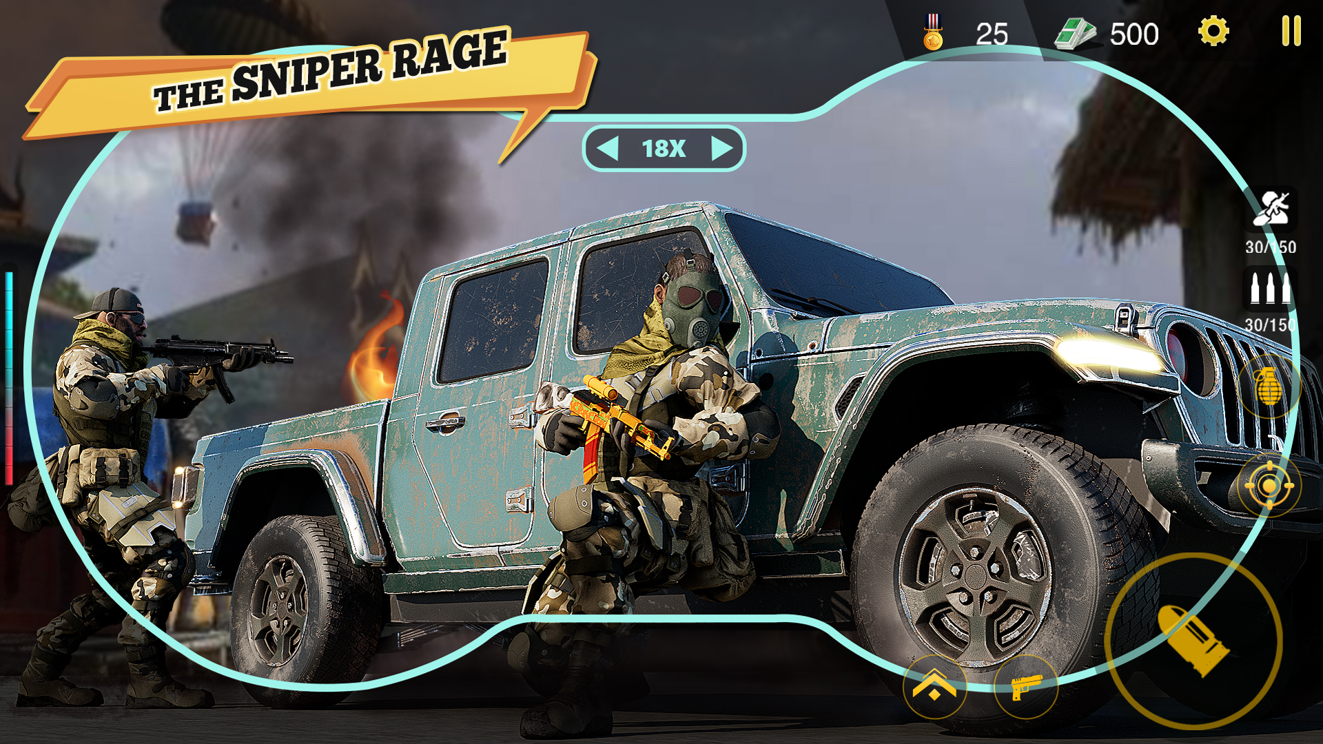 اسکرین شات 5 بازی FPS Commando Gun Shooting Game