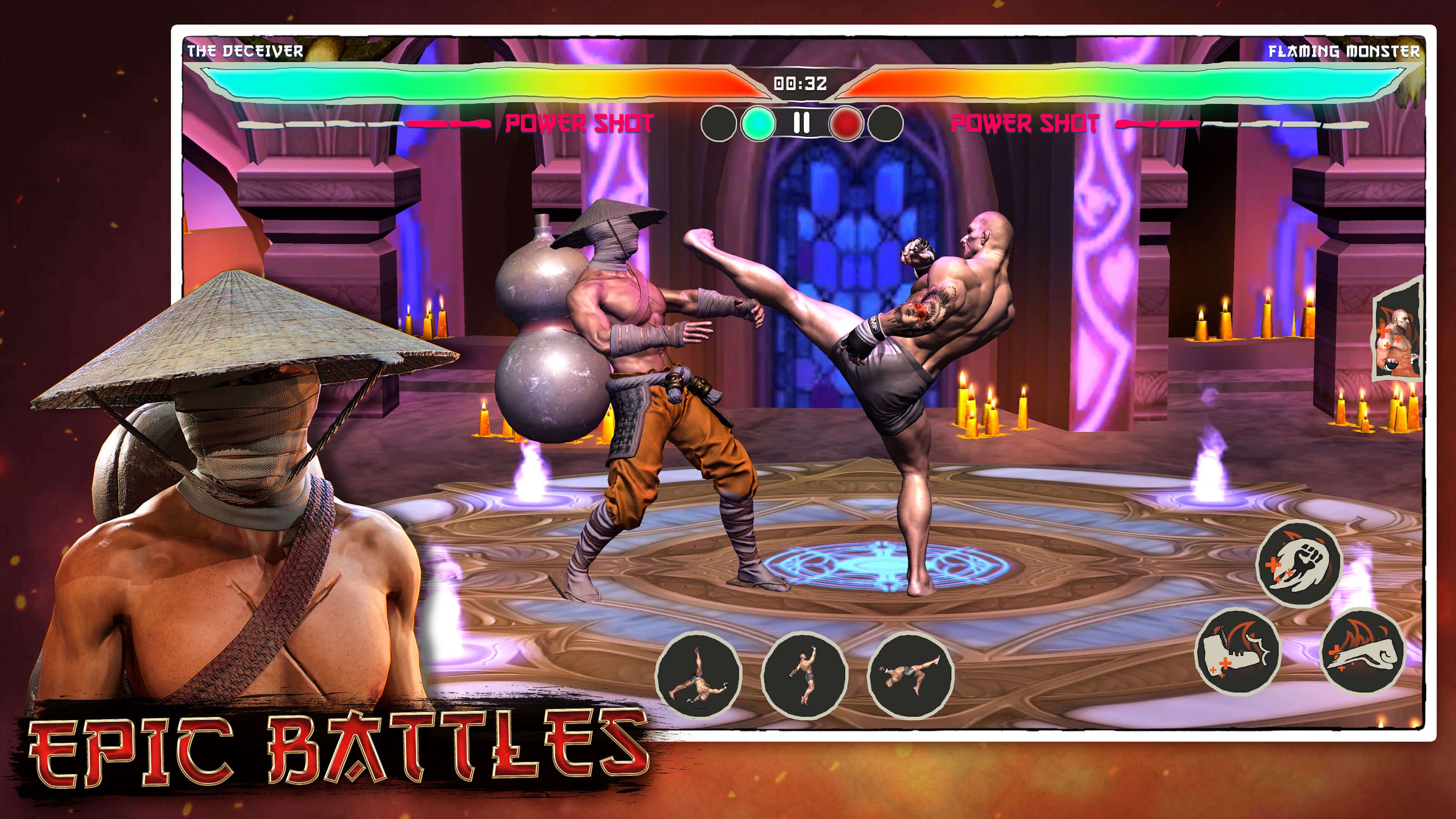 اسکرین شات 4 بازی Kung fu Strike: Fighting Games