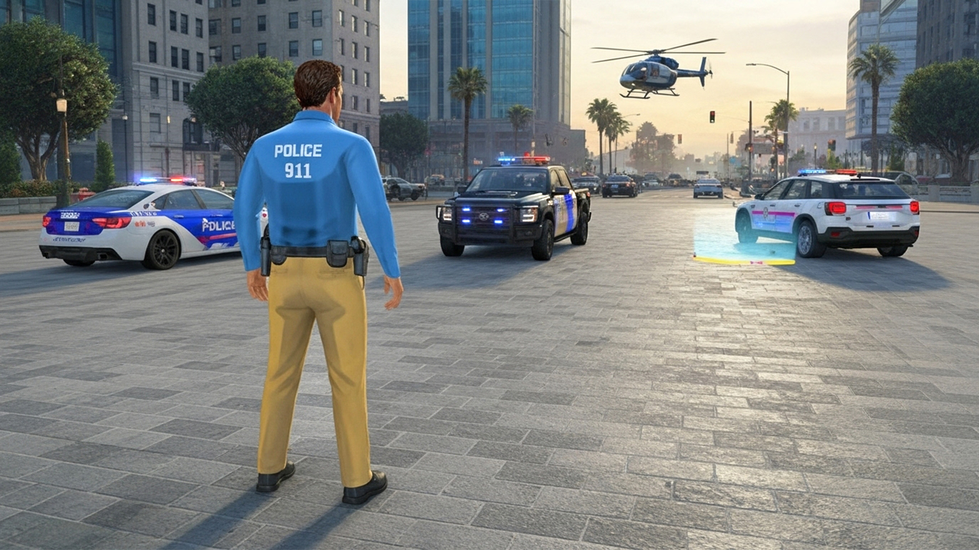 اسکرین شات 3 بازی Open World US Police Simulator