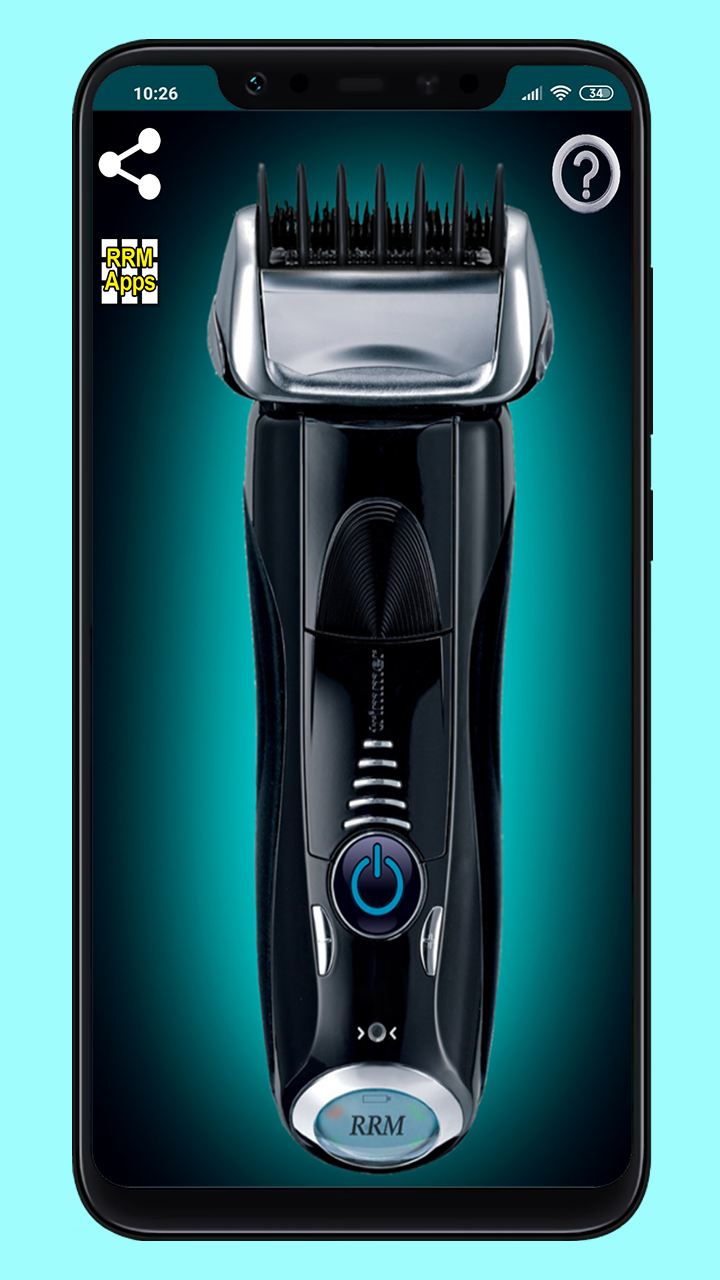 اسکرین شات 2 برنامه Razor Prank (Hair Trimmer Joke