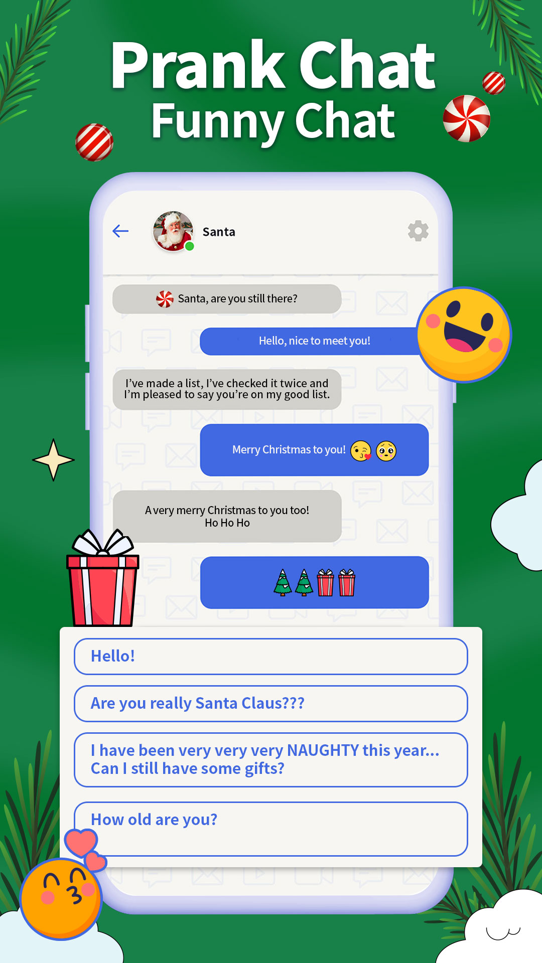 اسکرین شات 2 بازی Prank App: Fake video & chat