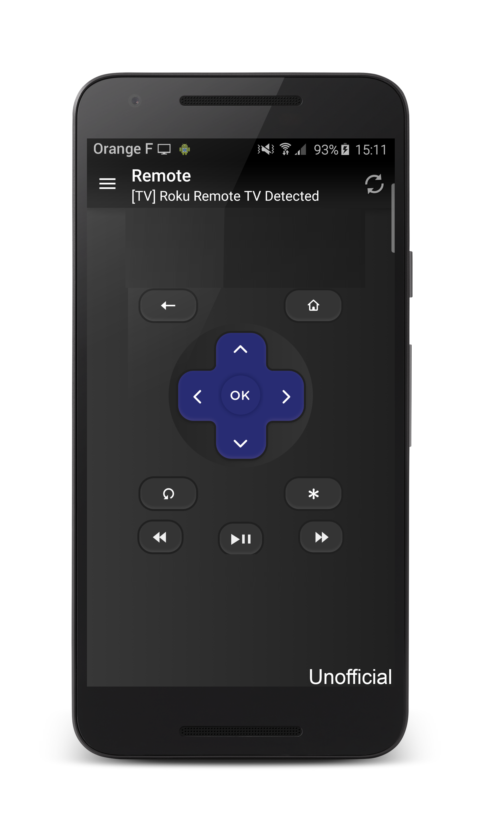 اسکرین شات 1 برنامه Remote for Roku