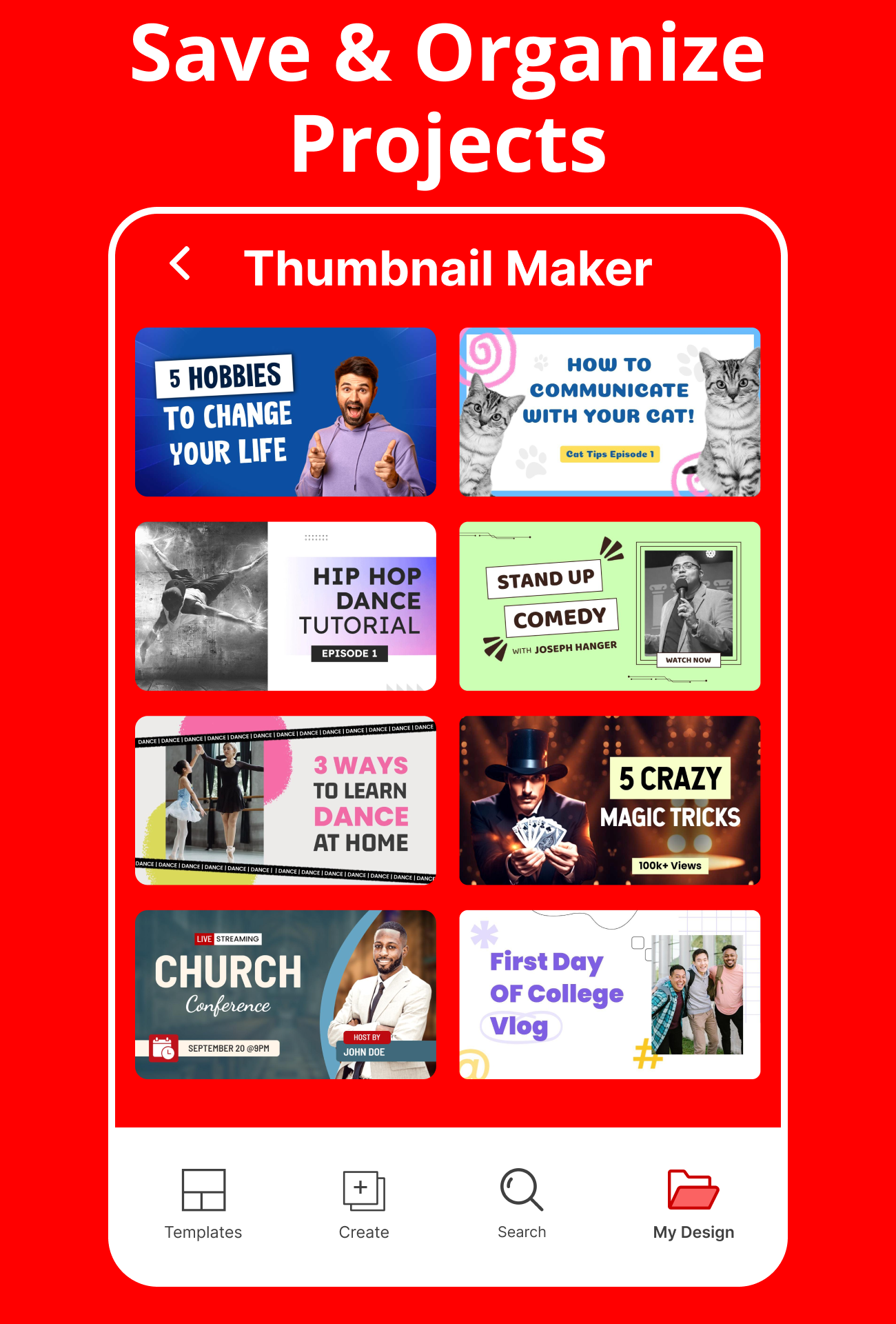 اسکرین شات 8 برنامه Thumbnail Maker, Banner Maker