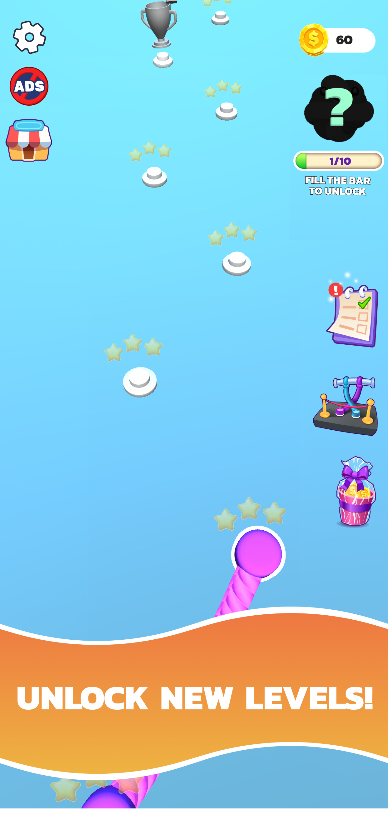 اسکرین شات 3 بازی Tangle Master 3D