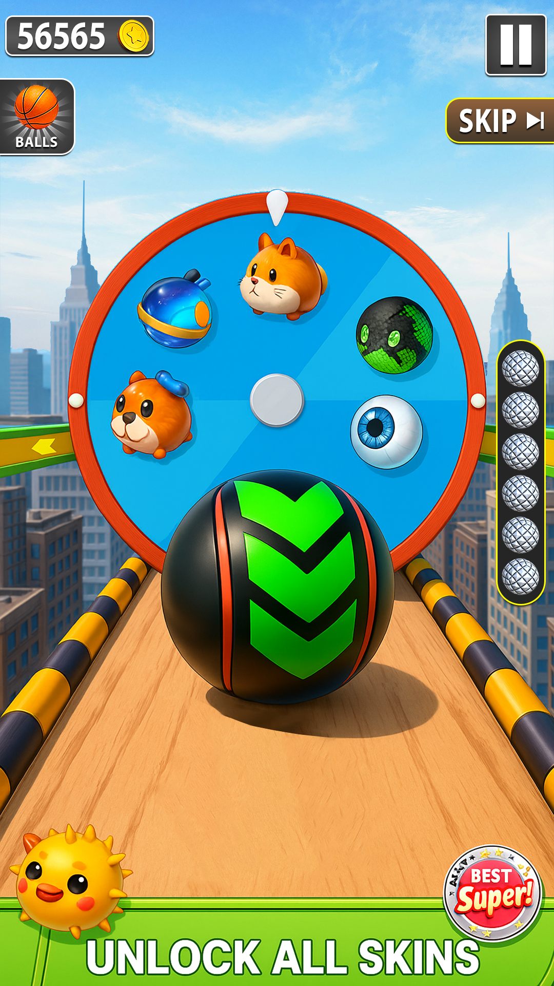 اسکرین شات 3 بازی Rolling Ball Game Sky Ball Run