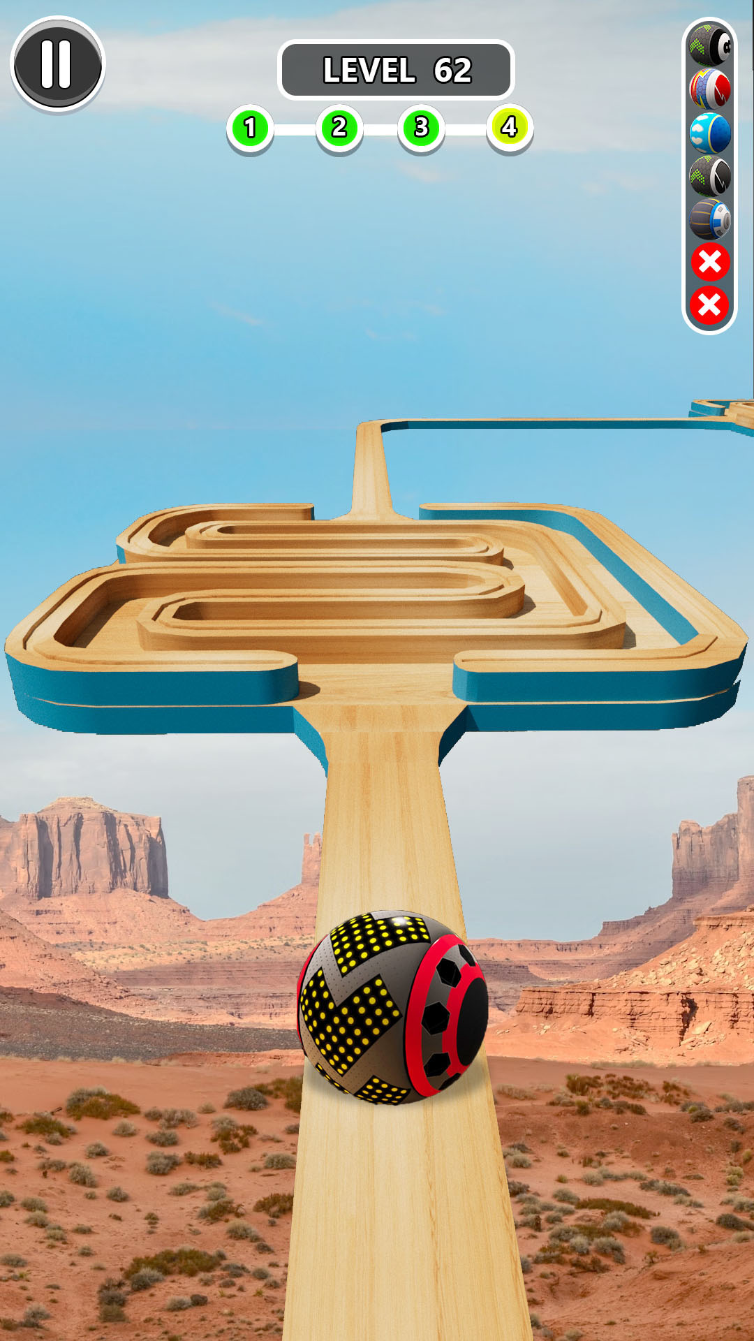 اسکرین شات 4 بازی Going Rolling Ball 3D