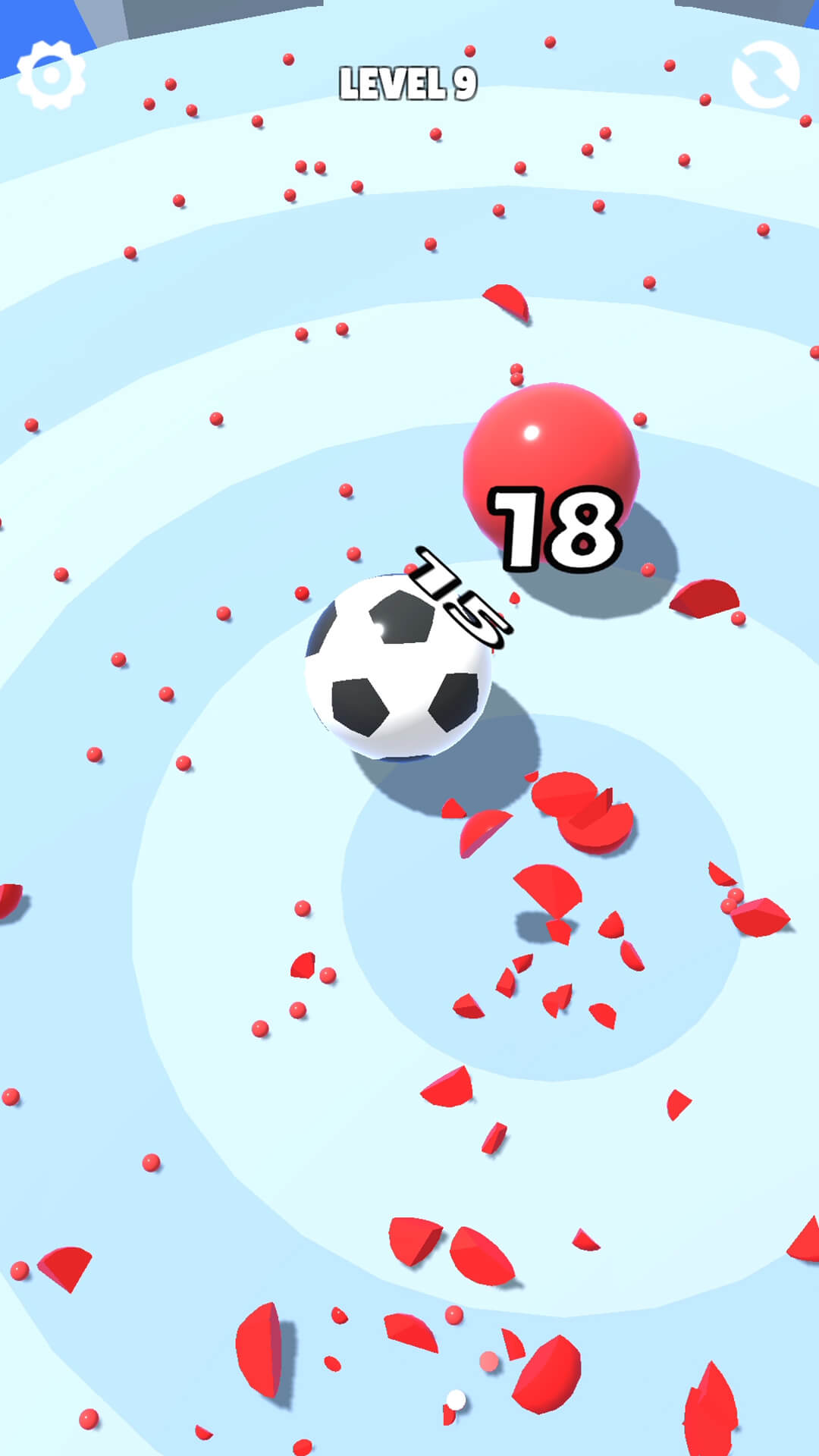 اسکرین شات 6 بازی Rolling Balls Swallowing