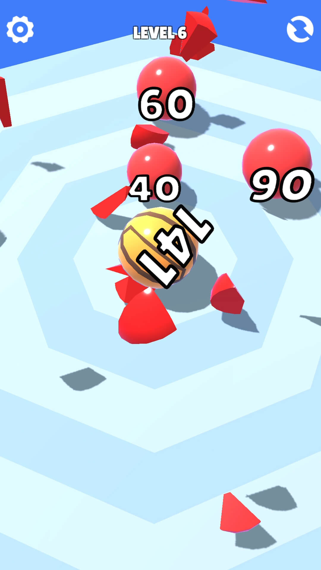 اسکرین شات 3 بازی Rolling Balls Swallowing