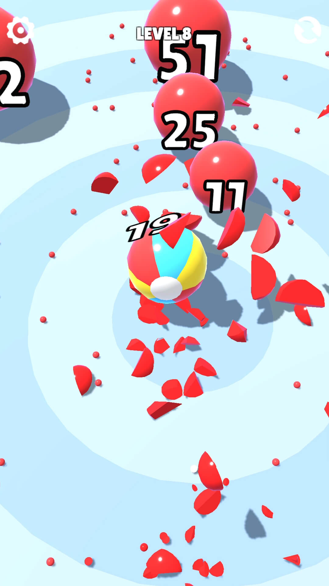 اسکرین شات 5 بازی Rolling Balls Swallowing