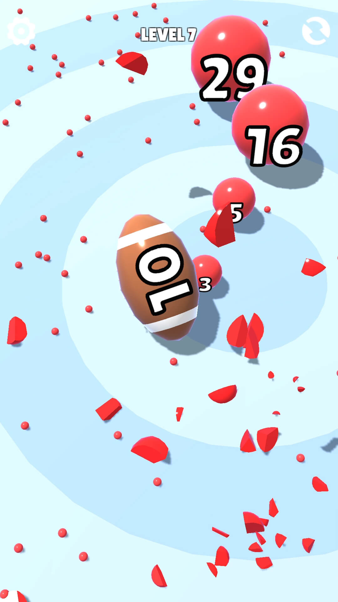 اسکرین شات 4 بازی Rolling Balls Swallowing