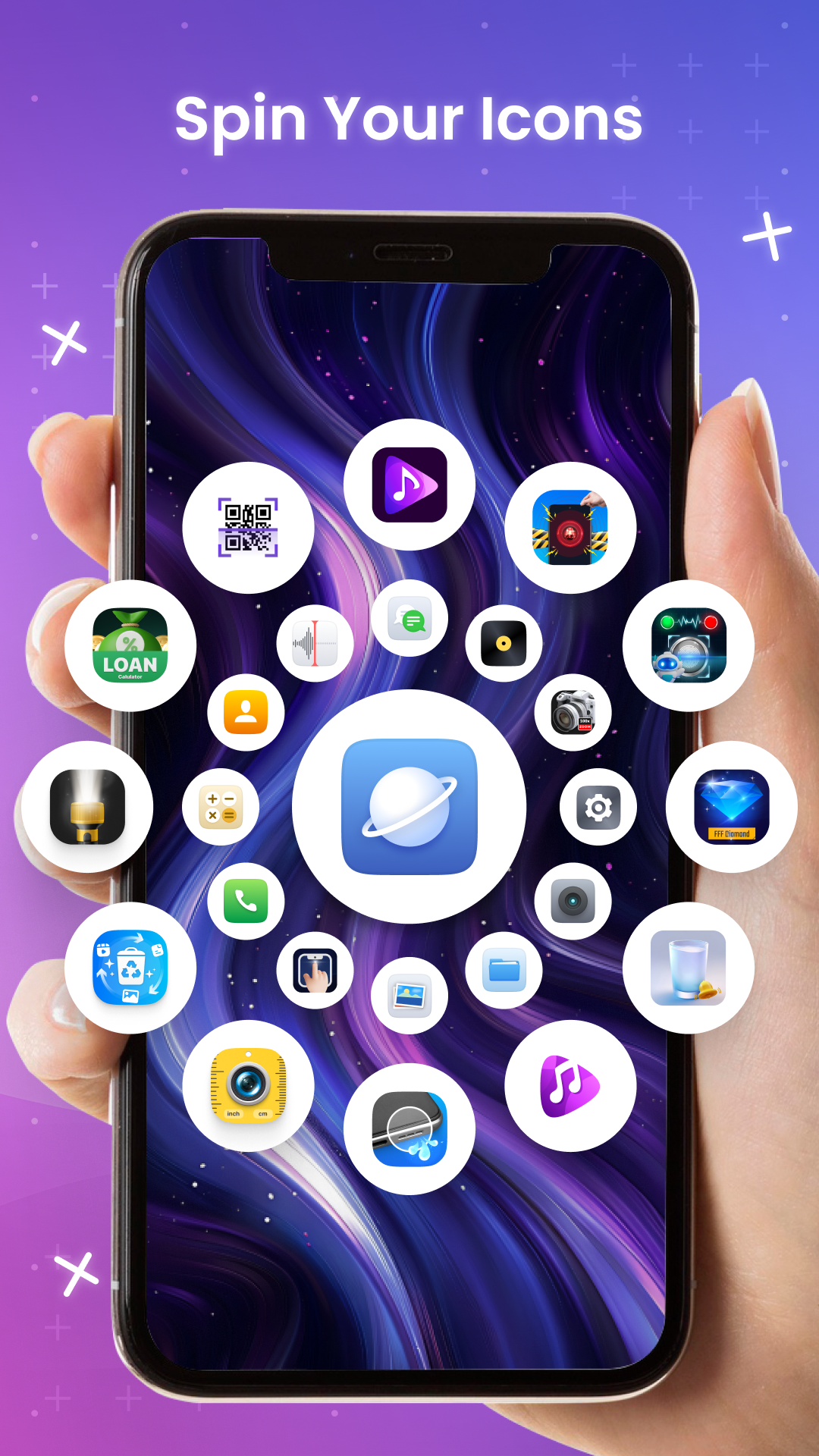 اسکرین شات 2 برنامه Icon Spinning: Change App Icon