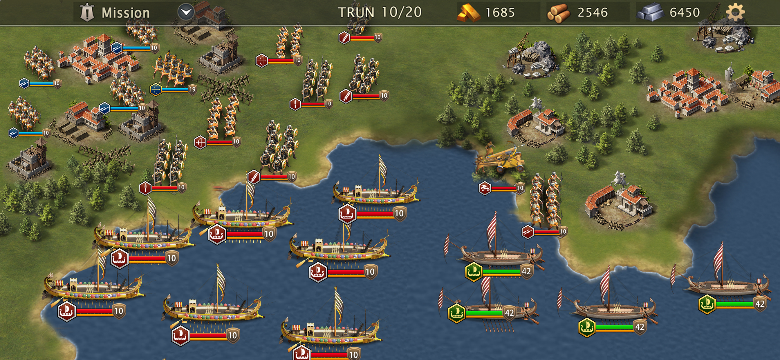 اسکرین شات 5 بازی Rome Conqueror: Strategy Games