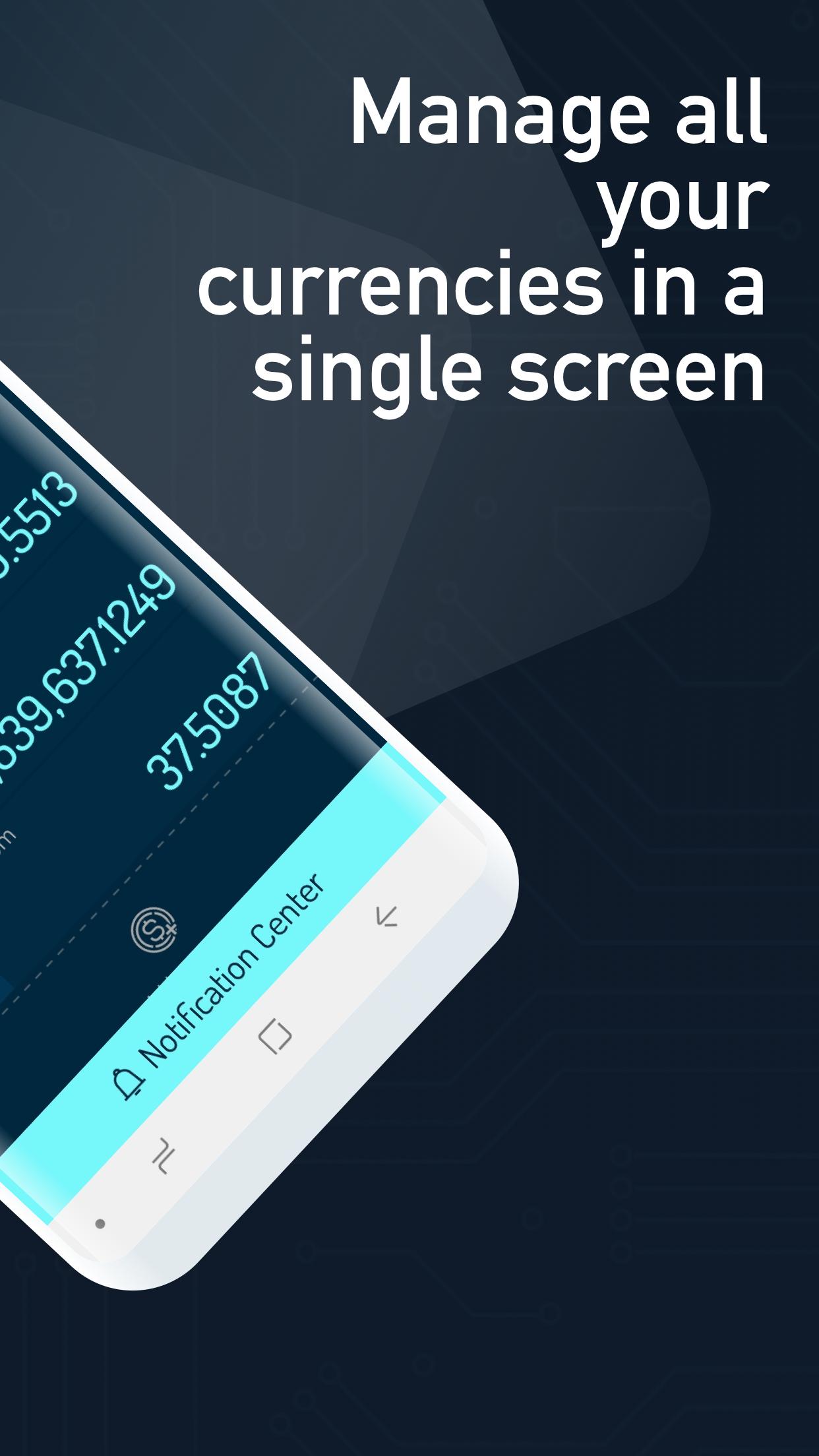 اسکرین شات 2 برنامه Cryptocurrency Rate Converter
